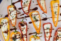 Creamy Goat Cheese-Filled Mini Peppers