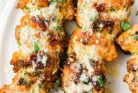 Grilled Garlic Parmesan Chicken Skewers