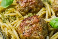Zesty Pesto Turkey Meatballs