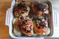 Zesty Lemon Rosemary Chicken with Crispy Roasted Red Potatoes