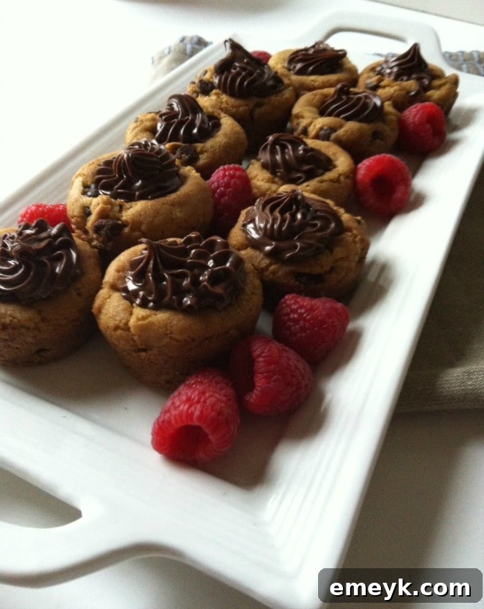 Pillsbury Gluten-Free cookie dough balls in a mini muffin tin