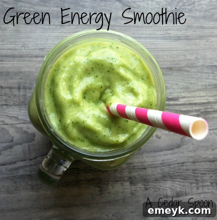 Emerald Elixir 2 Green Energy Smoothie // A Cedar Spoon