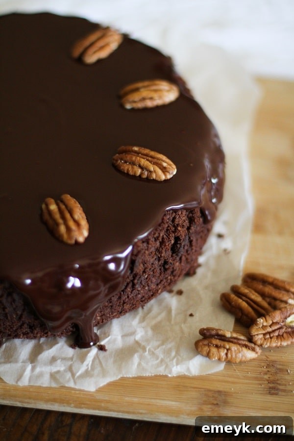 Gluten-Free Chocolate Cake with Coconut-Chocolate Ganache