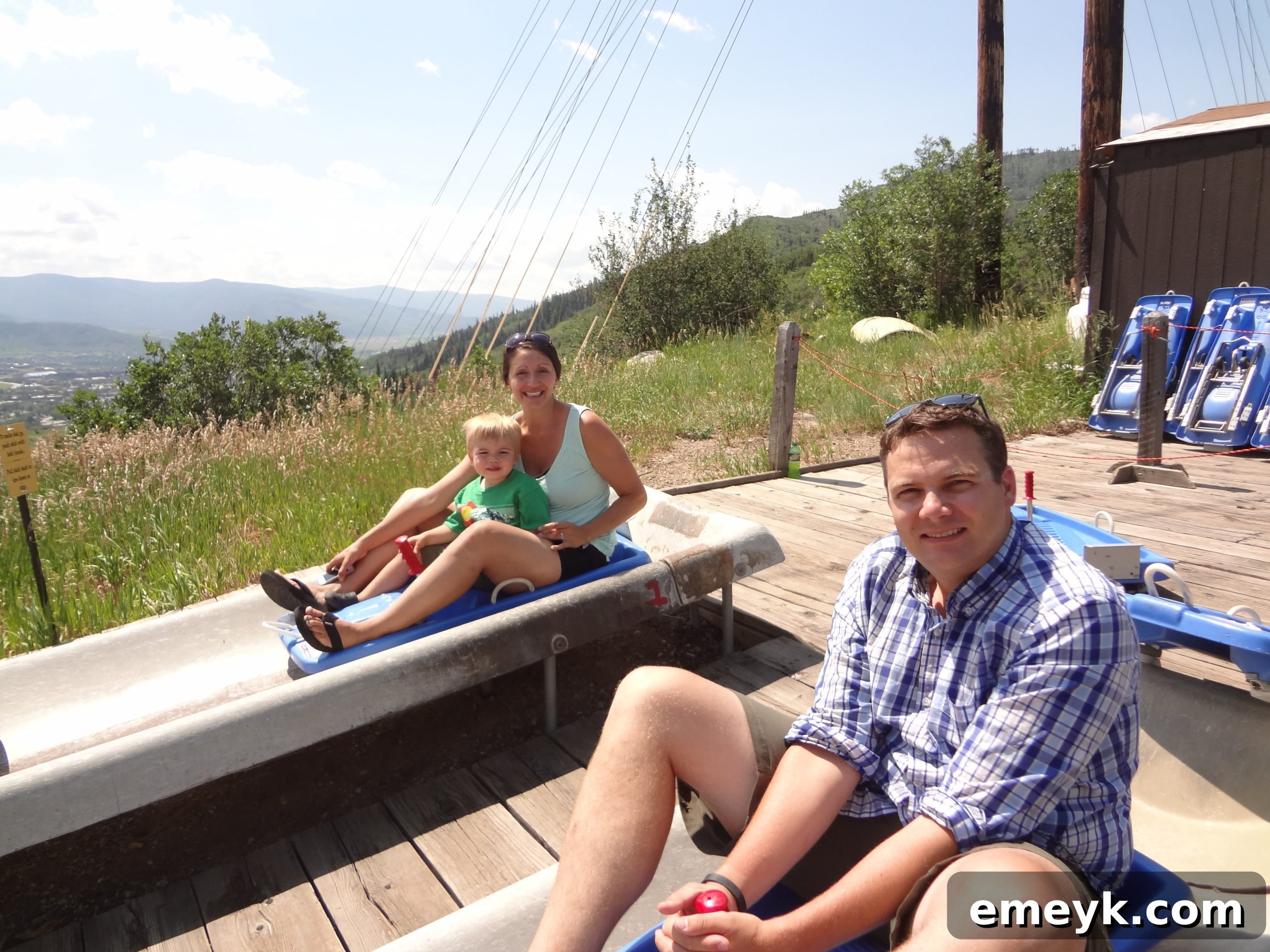 Alpine Slide Ride in Steamboat Springs