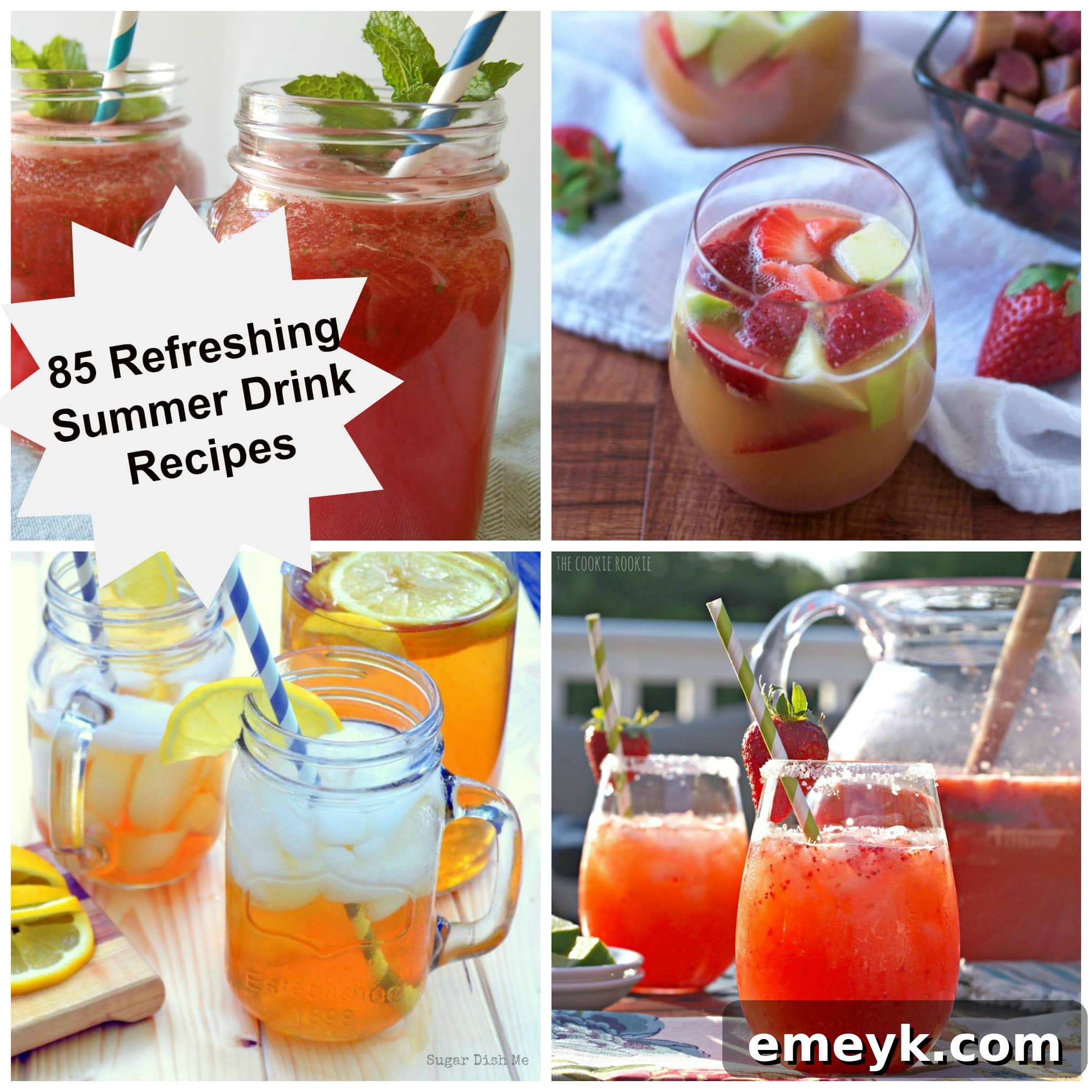 Collection of Refreshing Summer Drink Recipes