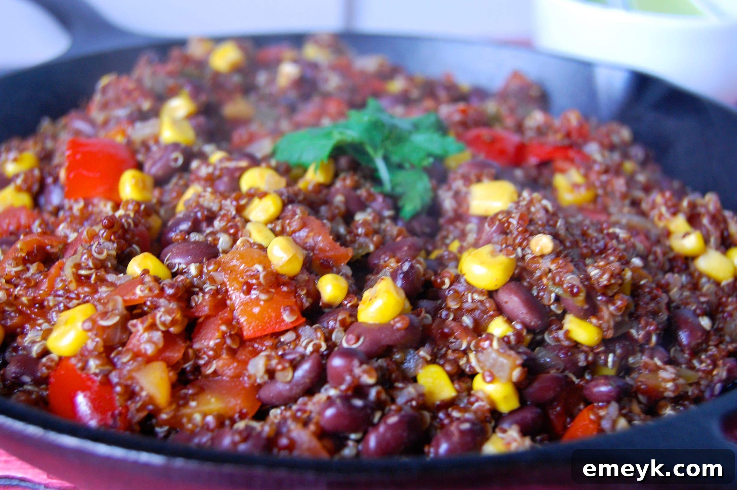 One Skillet Southwestern Quinoa