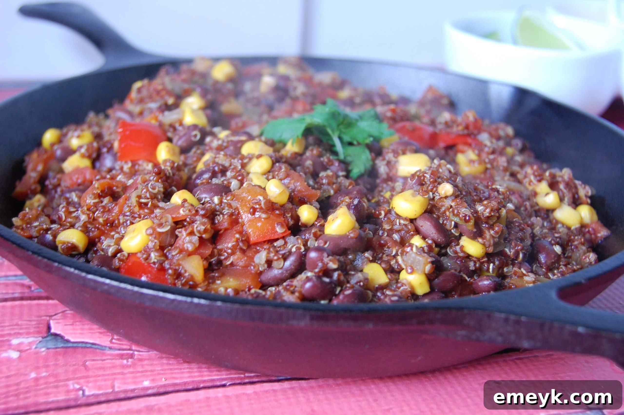 One Skillet Southwestern Quinoa 