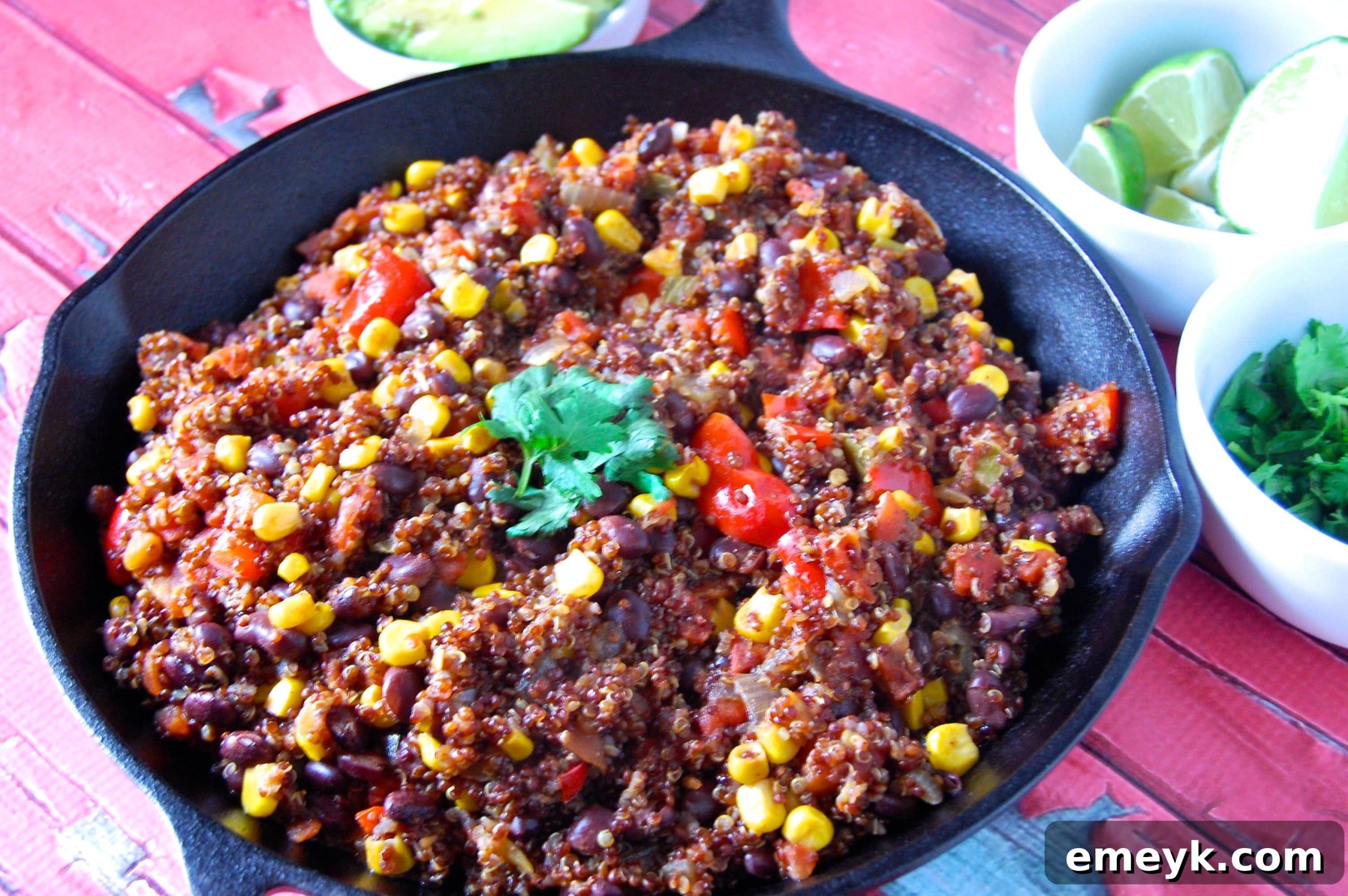 One Skillet Southwestern Quinoa