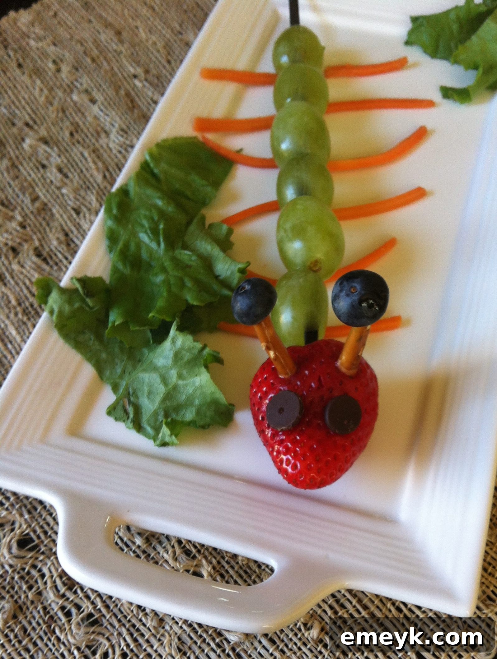 Fruit Caterpillar close up