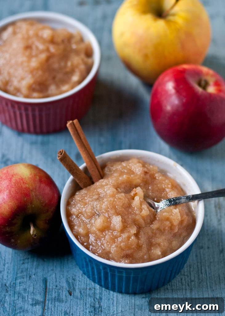 Homemade Applesauce in a jar from Neighbor Food