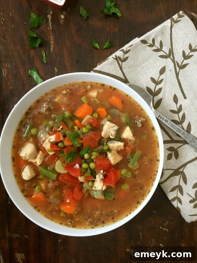 Hearty Chicken and Quinoa Delight 2 Chicken Quinoa Soup - A hearty and easy homemade meal