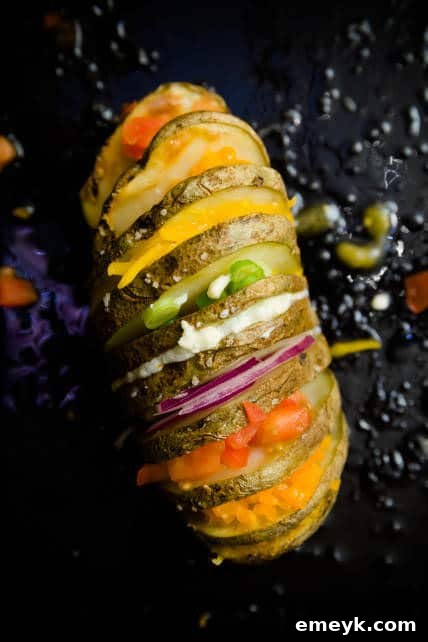 Embrace the Colors of Wellness 36 Rainbow Hasselback Potatoes, showcasing thinly sliced potatoes with colorful spices