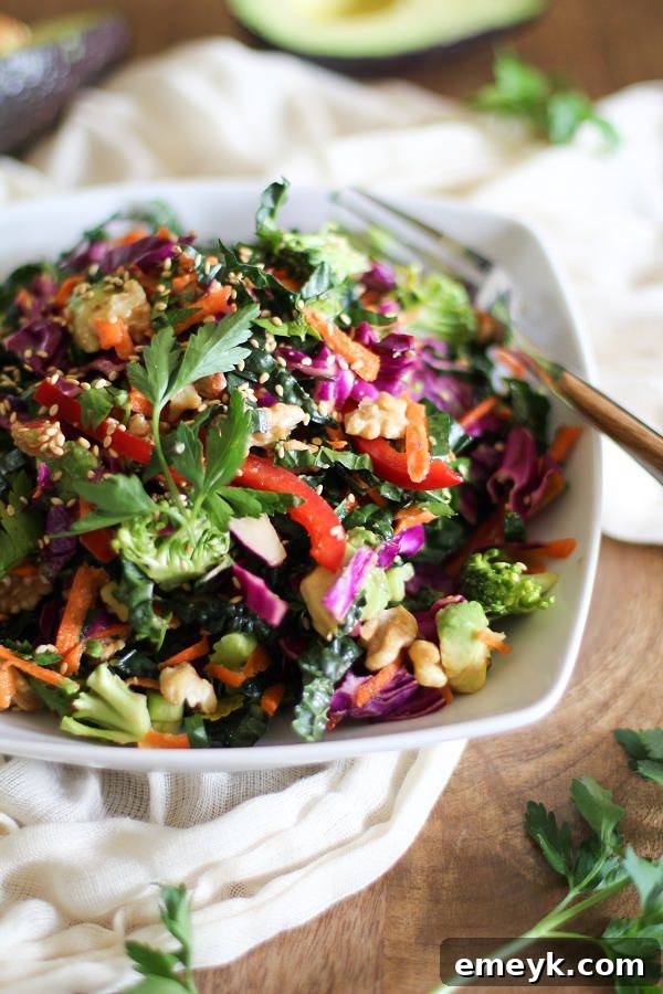 Embrace the Colors of Wellness 11 The Ultimate Detox Salad, packed with leafy greens, vegetables, and a light dressing