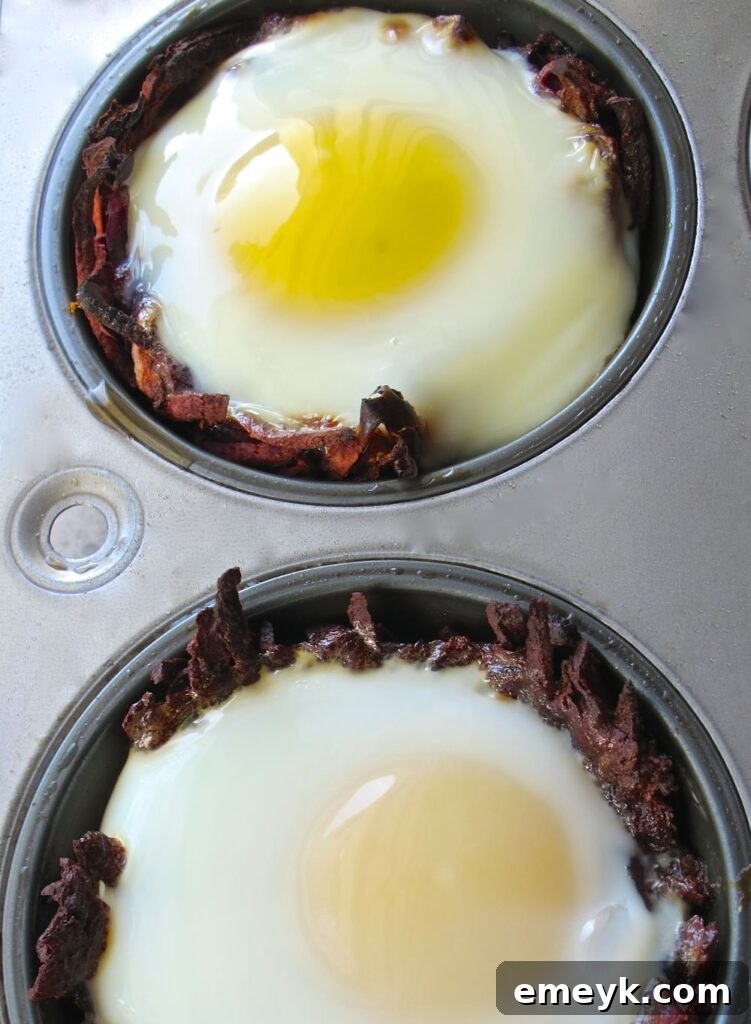 Embrace the Colors of Wellness 22 Eggs in Sweet Potato Apple Nests, a creative and healthy breakfast or brunch dish