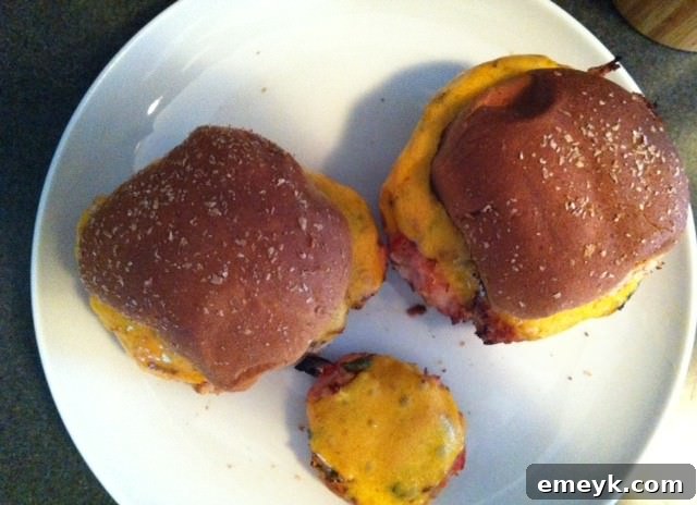 A perfectly cooked Grilled Spicy Turkey Burger, topped with melted cheese, ready for serving