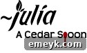 A Cedar Spoon Blog A Cedar Spoon blog logo signature