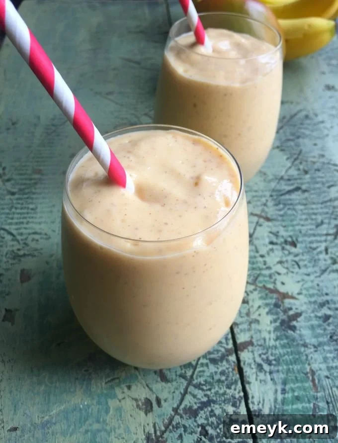 Tropical Yogurt Smoothie