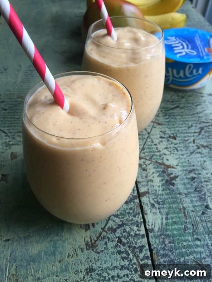 Tropical Yogurt Smoothie