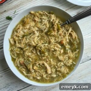 Slow Cooker Salsa Verde Chicken Tacos