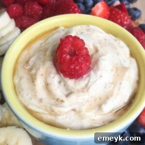 Yogurt Fruit Dip with fresh berries