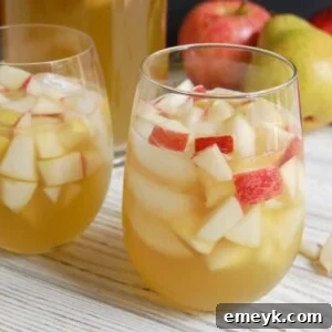 Sparkling Apple Pear Sangria