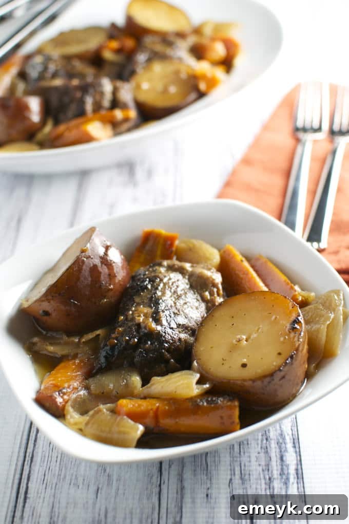 Slow Cooker Red Wine Short Ribs with Vegetables