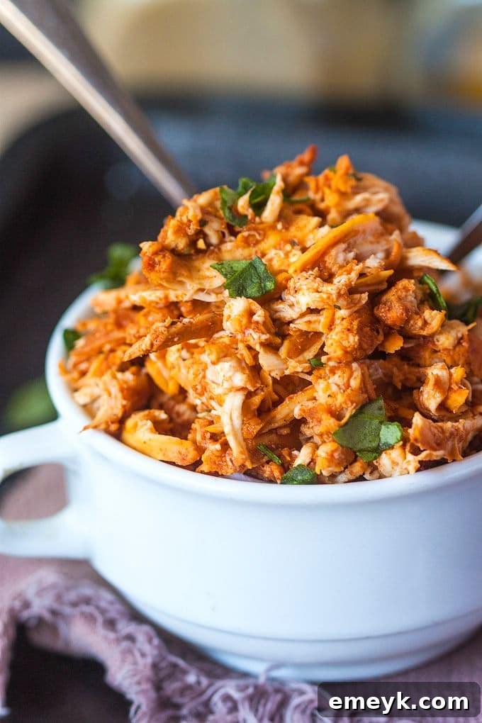 Slow Cooker Pulled Tandoori Chicken