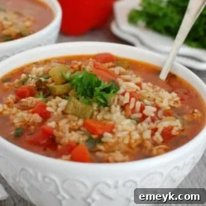 Slow Cooker Stuffed Pepper Soup 1200 x 1200