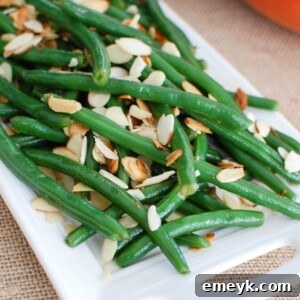 Green Beans with Brown Butter and Toasted Almonds