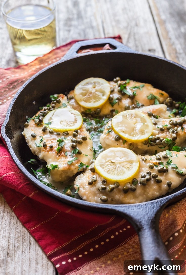 Classic Easy Chicken Piccata, a zesty and quick Italian-inspired chicken dish for a gourmet weeknight meal.