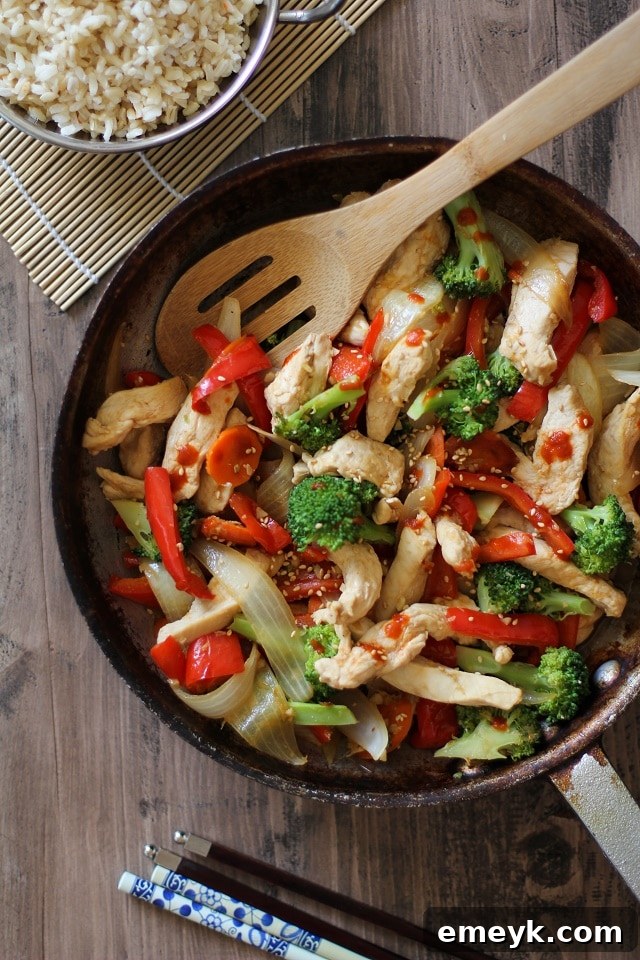 Flavorful 30-Minute Garlic Ginger Chicken Stir Fry, a classic and quick Asian dinner for busy weeknights.