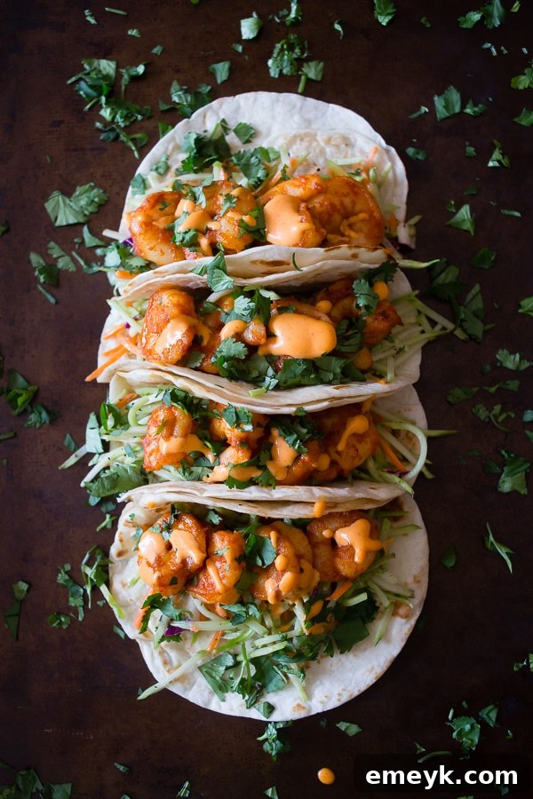 Spicy Chipotle Shrimp Tacos, a quick and zesty seafood taco recipe for a flavorful and fast dinner.