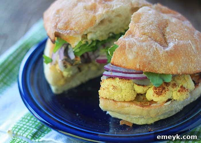 Savory Grilled Cauliflower Steak Burgers, a healthy and delicious vegetarian burger alternative that cooks quickly.