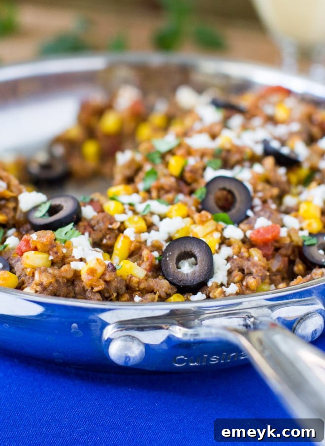 Delicious Mexican Skillet with Buckwheat, a healthy and quick vegetarian option for a nutritious meal.