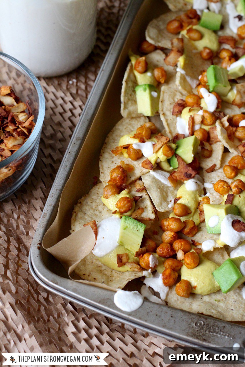 Green & Gold Loaded Nachos