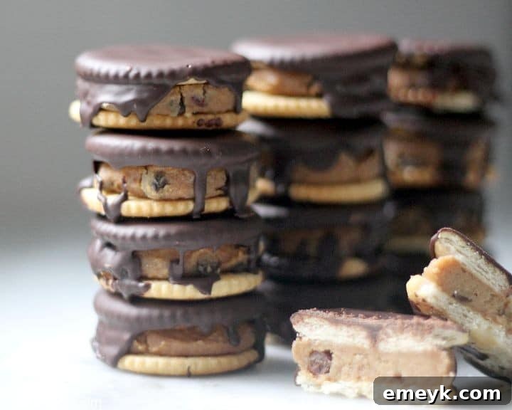 Vegan Cookie Dough Ritz Sandwiches