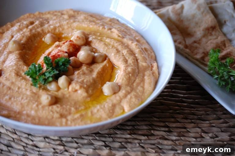 Roasted Red Pepper Hummus