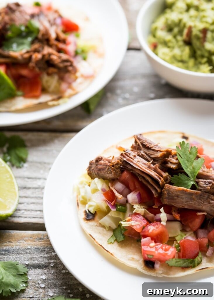 Slow Cooker Gluten Free Pot Roast Tacos