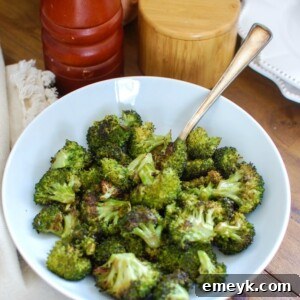 Simple Roasted Broccoli - healthy side dish