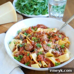 Small image of Slow Cooker Turkey Sausage Bolognese for recipe card
