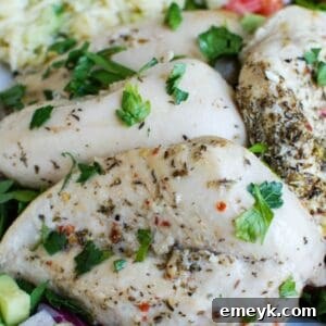 Greek Chicken with Tzatziki Orzo Salad image 1200