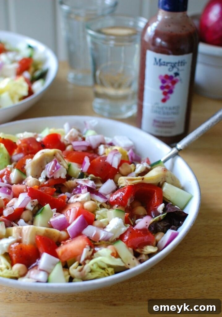 Mediterranean Chickpea Garden Bowl 3 Mediterranean Chickpea Vegetable Salad featuring fresh, healthy ingredients