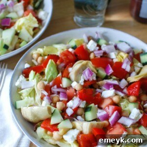Mediterranean Chickpea Vegetable Salad