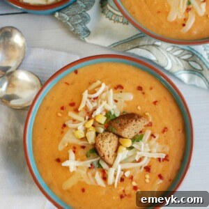 Cozy Cheesy Slow Cooker Potato Corn Chowder 5 Slow Cooker Cheesy Potato Corn Chowder - Recipe Image