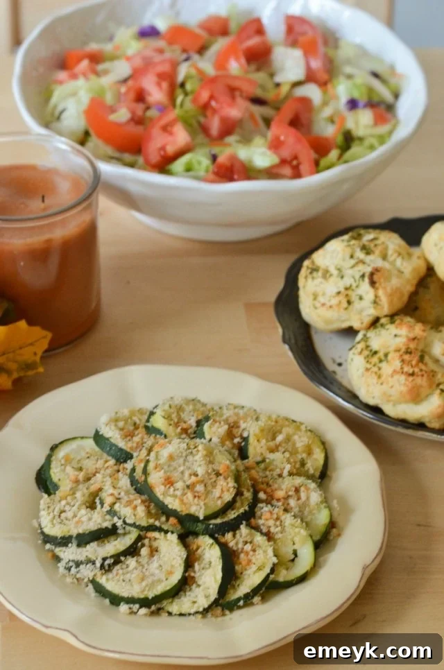 Panko-and-Parmesan-Crusted-Baked-Zucchini-and-bathroom-cleaning-tips-for-your-HappyThanksGathering-4-640x966, a healthy and crispy side dish.