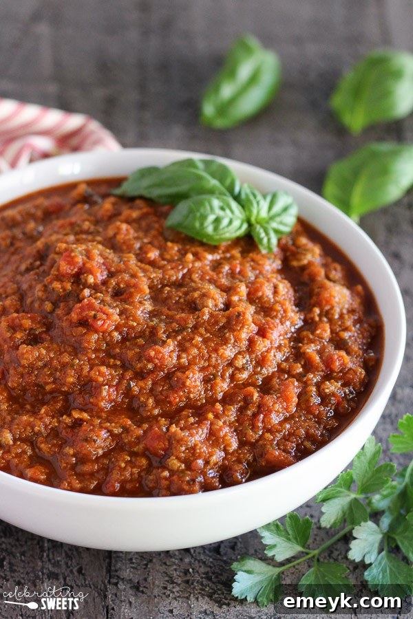 Meat Sauce with Hidden Vegetables is the perfect sauce for your pasta! The kids will never know there are hidden veggies in this!