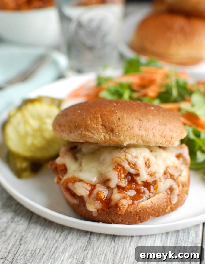 Turkey Sloppy Joes are a healthier, lightened up version. Kid friendly too and packed with flavor!
