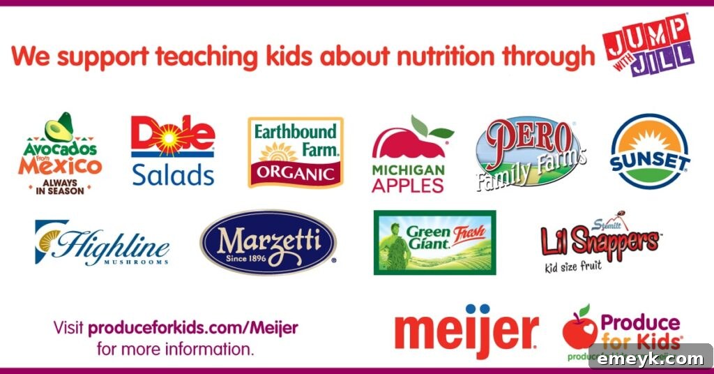 Meijer logo, representing the partnership with Produce for Kids.
