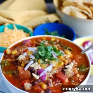 Slow Cooker Turkey Kale Chili