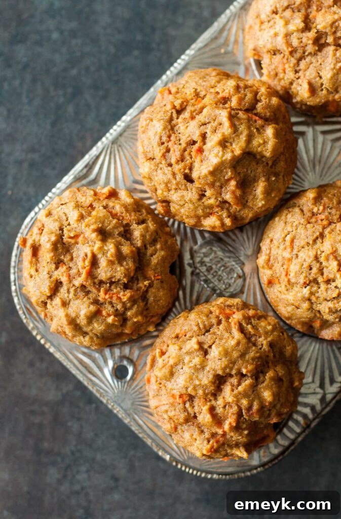 29 Brilliant Breakfasts for Effortless Mornings 22 Nutritious Carrot Butternut Whole Grain Muffins from Peas & Crayons, a healthy way to sneak in veggies for breakfast.